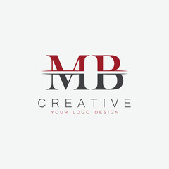 initial monogram logo with creative design.	