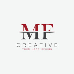 initial monogram letter  logo with creative design.