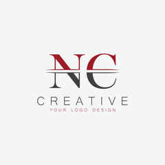 initial monogram letter  logo with creative design.