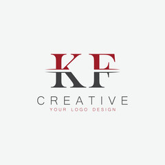 initial monogram letter  logo with creative design.