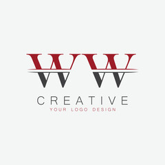 initial monogram letter  logo with creative design.