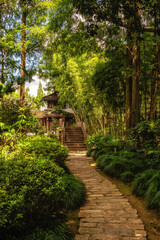 Naklejka premium Kezhi Garden, Zhujiajiao, Shanghai, China