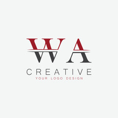 initial monogram letter  logo with creative design.