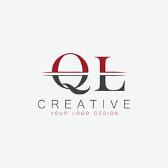 initial monogram letter  logo with creative design.