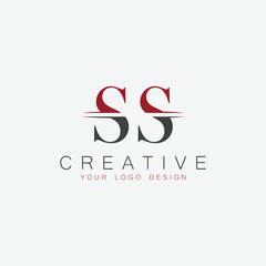 initial monogram letter  logo with creative design.