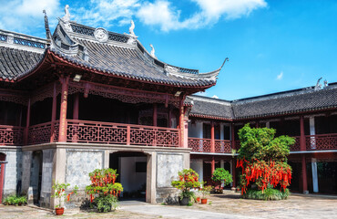 City God Temple in Zhujiajiao Water Town. China.