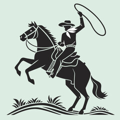 horse rider silhouette,horse SVG
