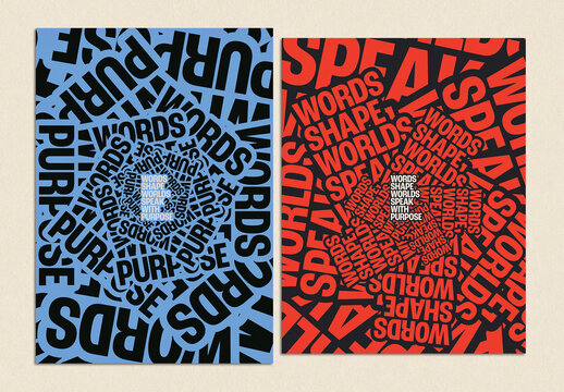 Poster Design Layout with Creative Typography Twist