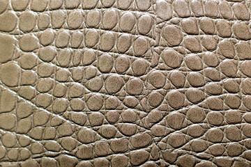Background and surface texture with imitation crocodile skin.