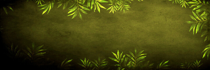 letest background with fir branches