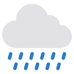 Rainfall icon in perfect design