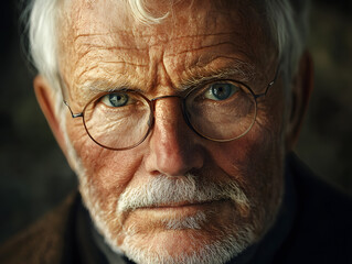 "Cinematic Close-up Portrait of Carl Jung"