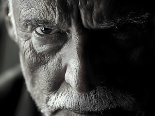 "Cinematic Close-up Portrait of Carl Jung"