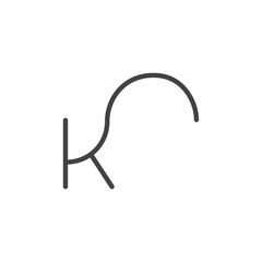 Kroger icon Logo symbol outline set