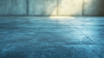 Obraz premium Abstract blurred cement floor texture with soft lighting for background use in design and architectural projects.