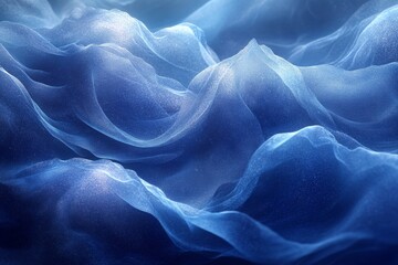 Obraz premium Abstract Blue Wave Texture