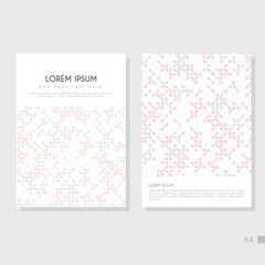 Fototapeta premium Creative A4 Abstract Cover Background Template.
