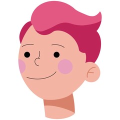 Male and Female Avatar Flat Illustration