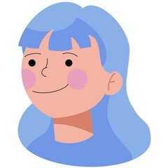 Male and Female Avatar Flat Illustration