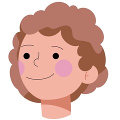 Male and Female Avatar Flat Illustration