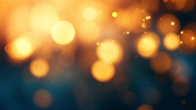 Abstract bokeh background with sparkling lights creating a magical atmosphere in warm tones, Abstract bokeh background with sparkling lights in warm and cool tones