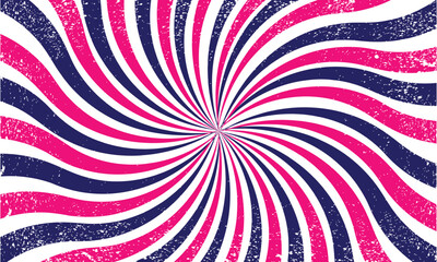 Colourfull grunge retro burst vector. Vintage summer, circus and carnival background.
