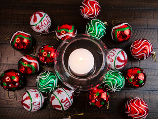 Christmas candles 