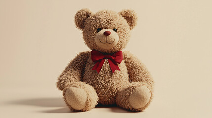 Obraz premium Valentine's day concept banner with hand made gift box, bow, and a lot of hearts on a background with space for text., Red heart, valentine day greeting card. Bokeh background. 