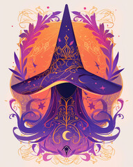 Witchs Hat symmetry layout illustration