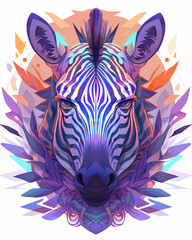 Zebra symmetry layout illustration