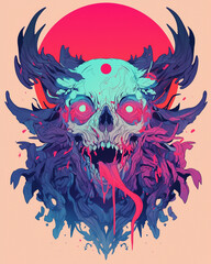 Zombie symmetry layout illustration