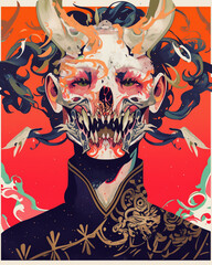 Zombie symmetry layout illustration