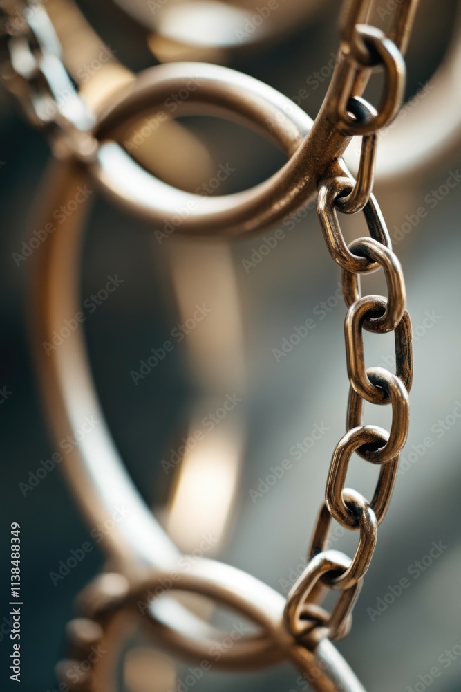 Aufkleber Close-up view of a pair of scissors lying on a table, ready for use