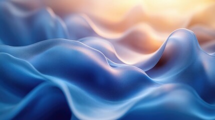 Obraz premium Close-up view of blue fabric with the sun shining in the background, suitable for textile or design use