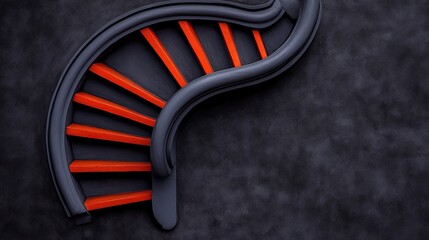 Ascend the Curve: Abstract Staircase Design 