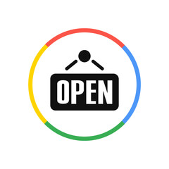 Open Sign Icon
