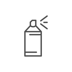spray Paint thin outline icon vector design good for web or mobile app