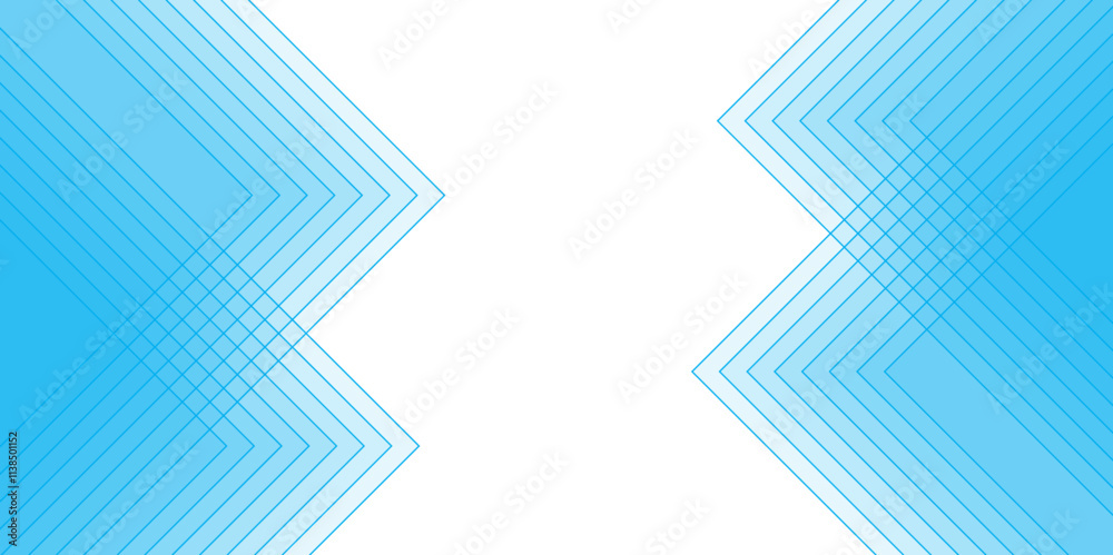 Fototapete abstract linear geometric pattern in light blue. line elegant colorful striped diagonal line technol