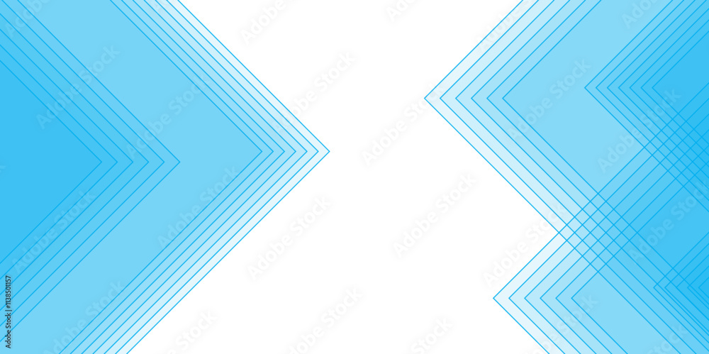 Poster Abstract Linear Geometric Pattern in Light Blue. line elegant colorful striped diagonal line technology concept. Design for Corporate Business. Colorful technology Geometric squares in bright light