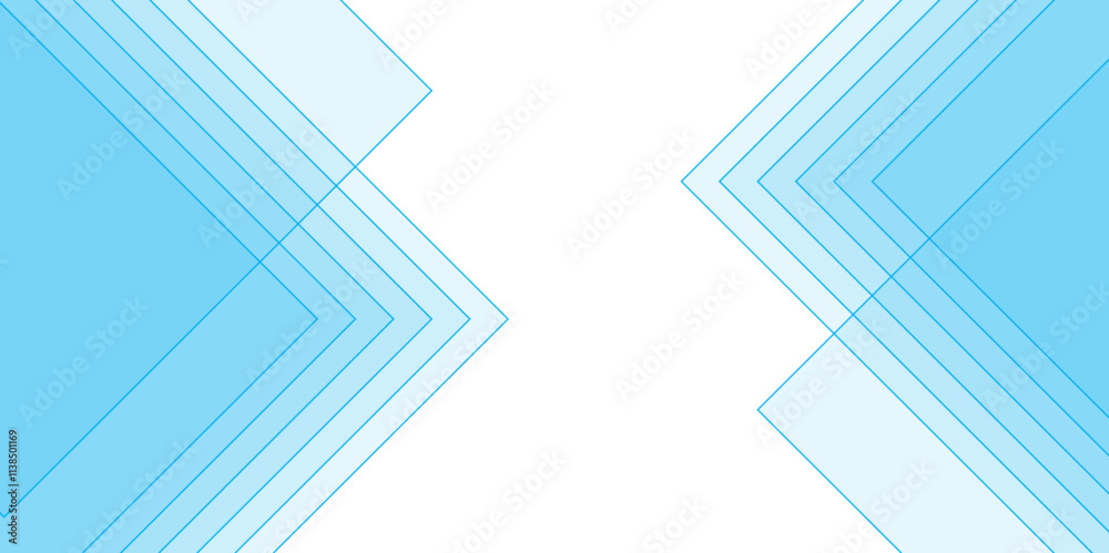 Aufkleber Abstract Linear Geometric Pattern in Light Blue. line elegant colorful striped diagonal line technology concept. Design for Corporate Business. Colorful technology Geometric squares in bright light