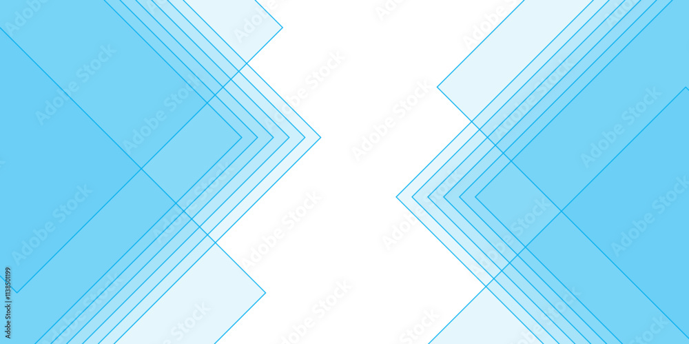 Aufkleber Abstract Linear Geometric Pattern in Light Blue. line elegant colorful striped diagonal line technology concept. Design for Corporate Business. Colorful technology Geometric squares in bright light