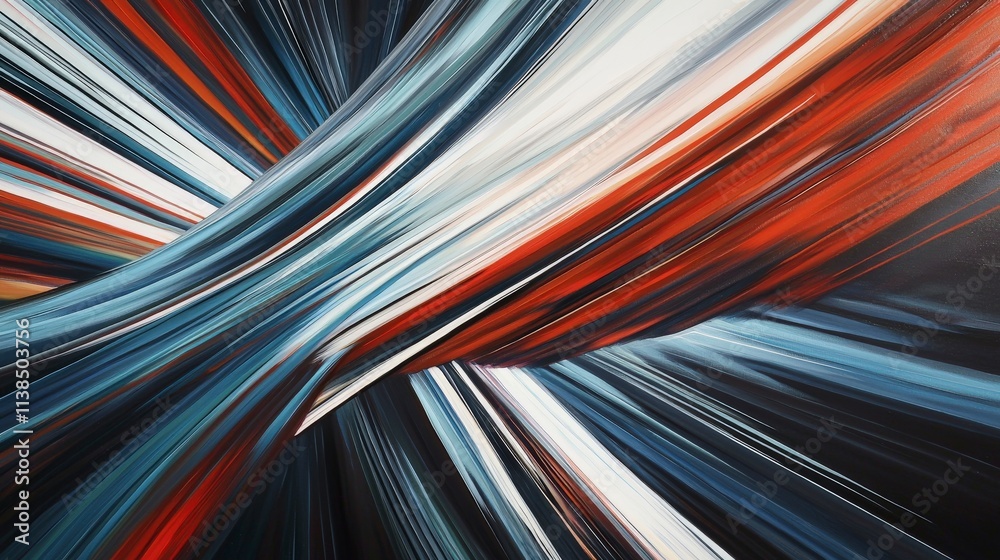 Poster dynamic abstract art composition contemporary gallery digital art vibrant environment close-up view 