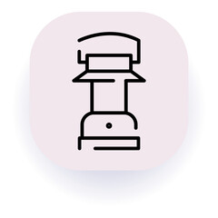 Camping and Hiking Vector Icons