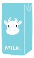 Milk packaging eco cardboard box