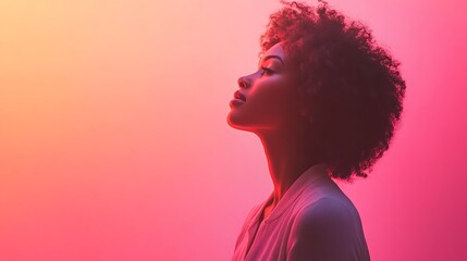 17. A gradient pink background transitioning smoothly from light peach to deep magenta tones