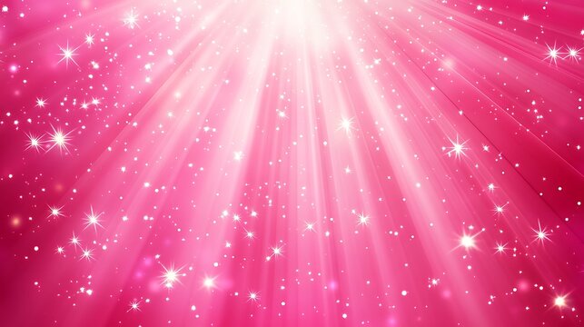 3. A bright pink background with a subtle glow in the center for a radiant appearance
