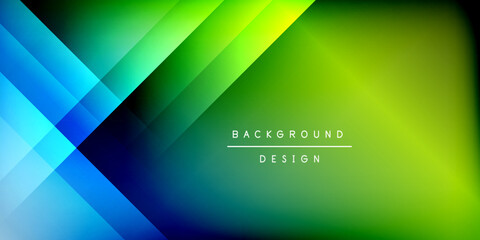 Dynamic shadow lines geometric shapes