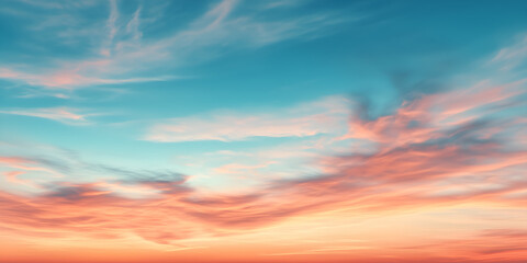 Glacial sunrise abstract with cerulean mist layers