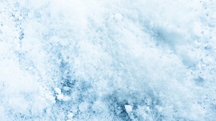 Fresh Snow Covering Ground with Soft White Texture and Sparkling Crystals