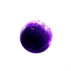 Purple Planet in Space